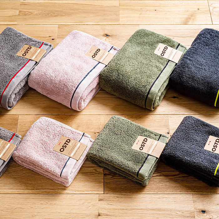 もこもこ厚手 バスタオル2枚〈グレージュ〉サウナ後も超吸水