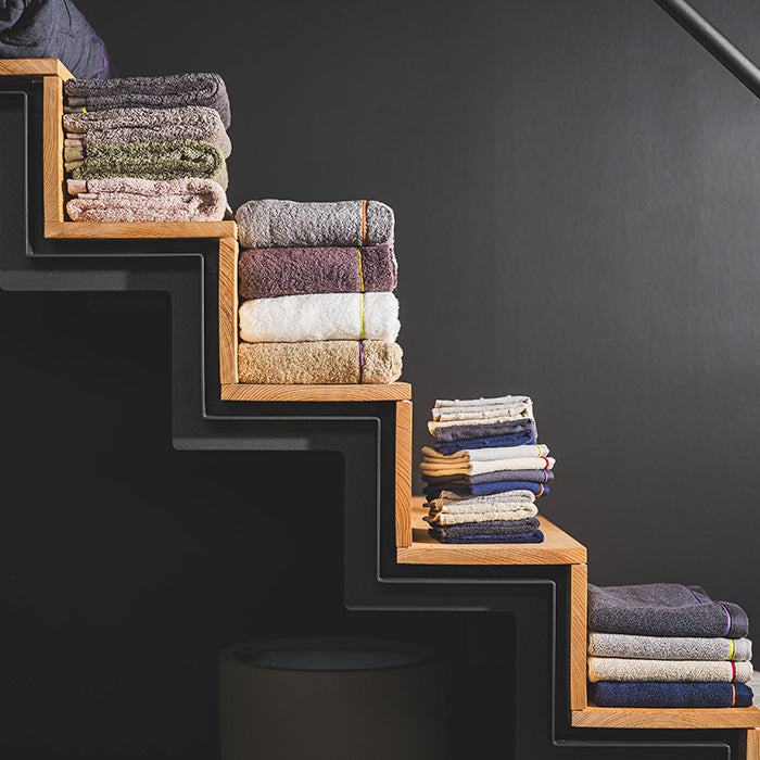 もこもこ厚手 バスタオル2枚〈グレージュ〉サウナ後も超吸水