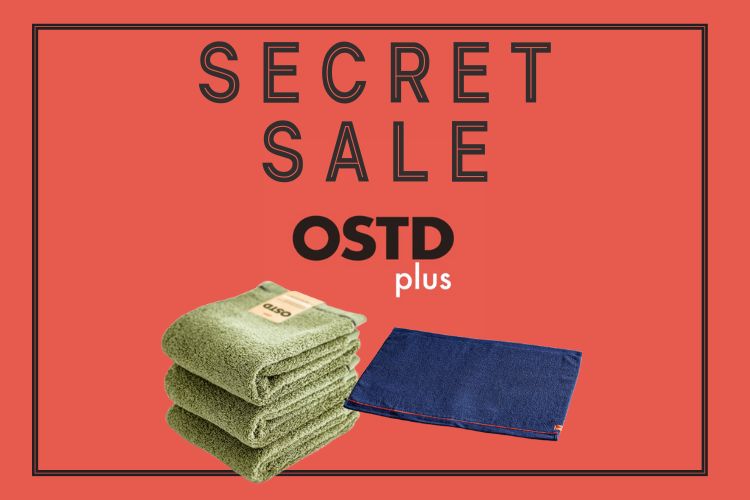 OSTDタオル公式サイト限定【シークレットセール】開催中！一部商品が20%OFF