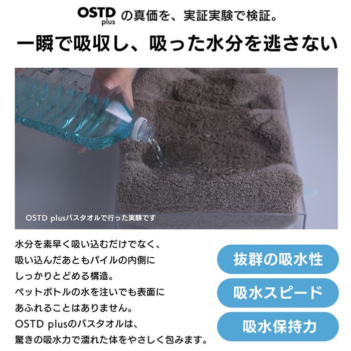 おしゃれバスマット〈ダークグレー〉洗えるタオル地の足拭き・風呂マット