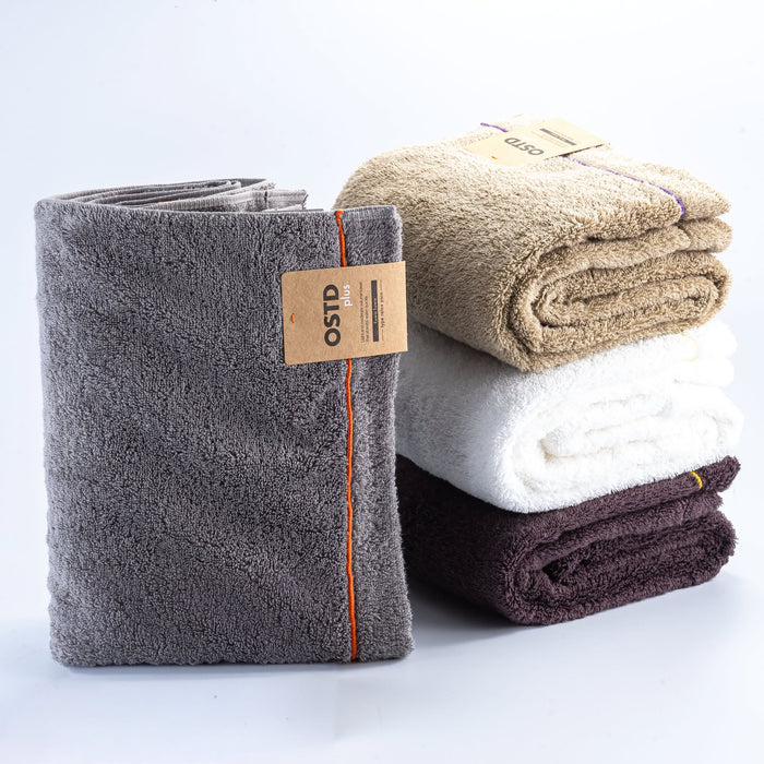 かわいい 速乾 バスタオル4枚セット〈fuwa/MIXカラー〉まとめ買い