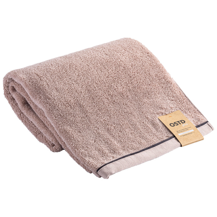 もこもこ厚手 バスタオル1枚〈ピンク〉サウナ後も超吸水